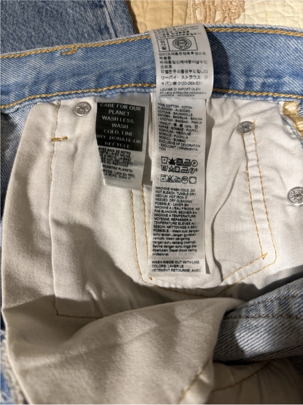 Levi's 501 Original Chaps Straight
Leg High Rise Jeans NWT 26x30
Western - Picture 5 of 11